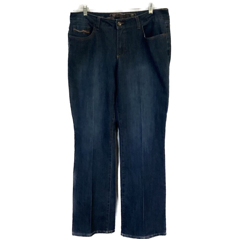 Faded Glory Blue Denim Ultimate Bootcut Jeans Women’s Size 16 A Cotton/spandex